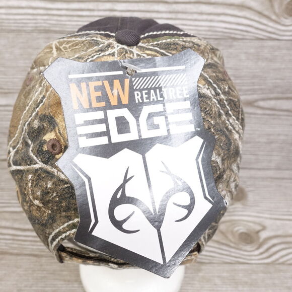 NWT WHITETAILS UNLIMITED GREY REAL TREE CAMO ADJUSTABLE BASEBALL HAT CAP NEW - Picture 7 of 10